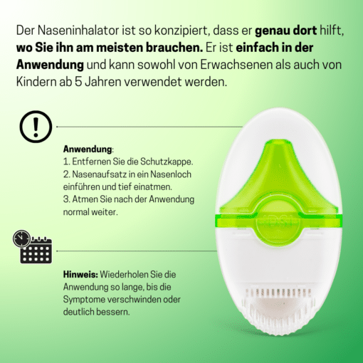 Inhalator,Bronchialinhalator,Naseninhalator