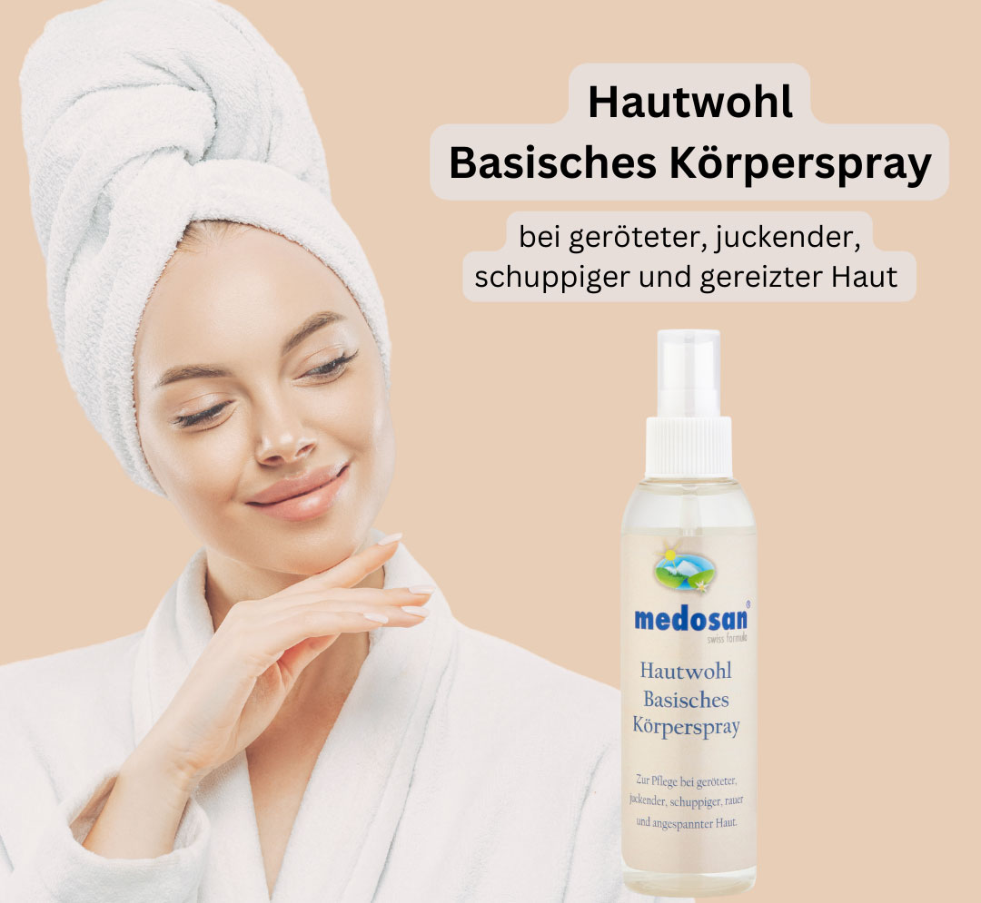 Hautwohl Basisches Körperspray